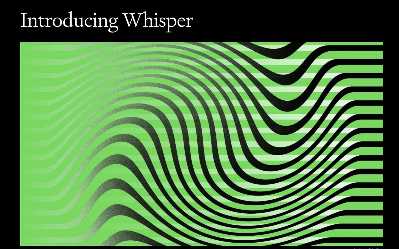 Open AI Whisper